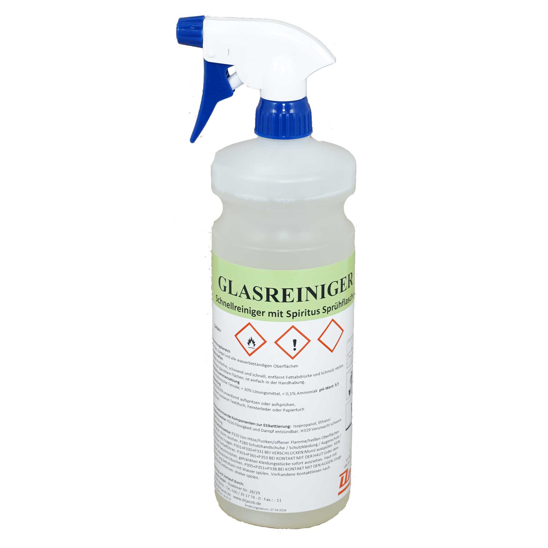 GLASREINIGER KgS 1 l Sprühflasche
