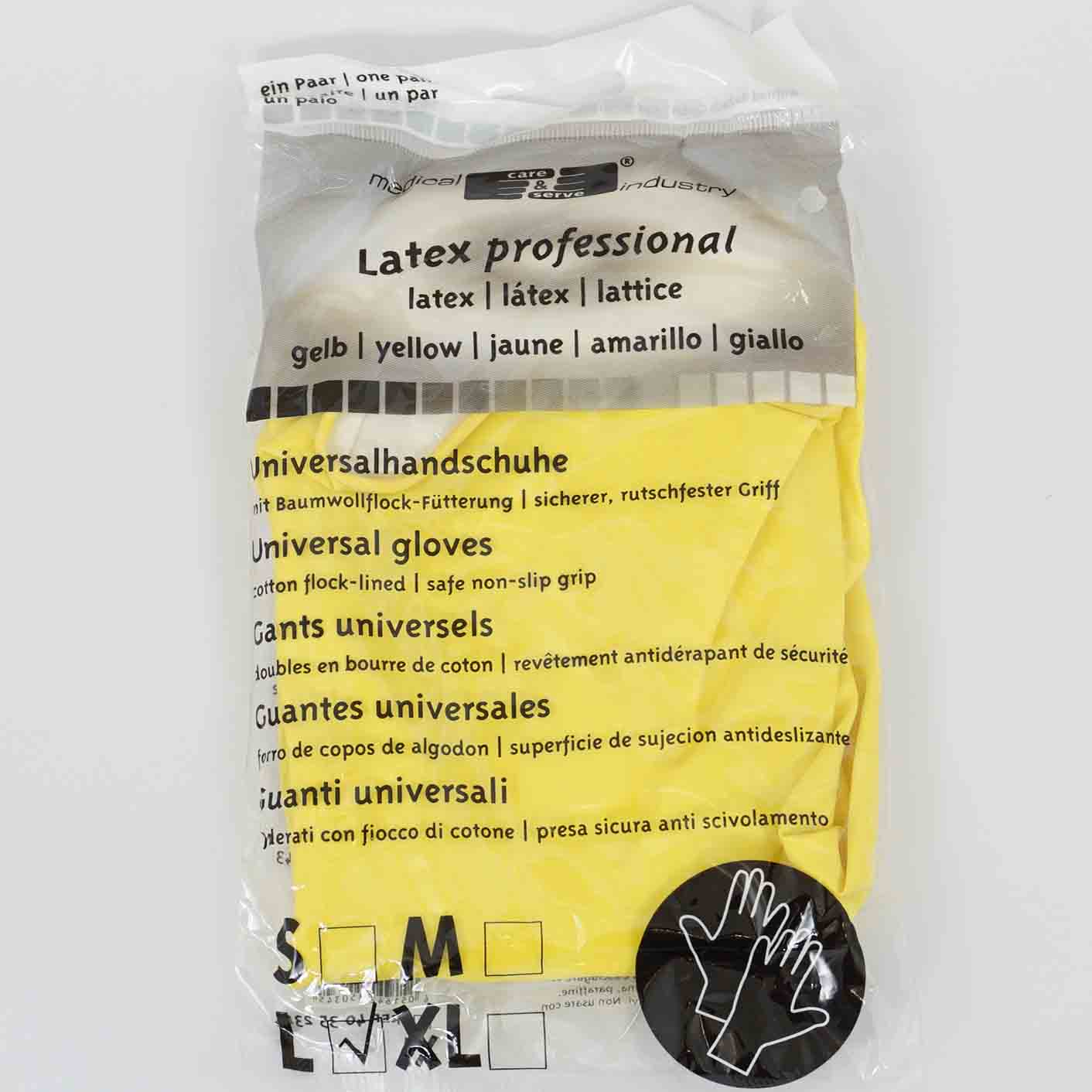 Gummihandschuhe groß "1 Paar