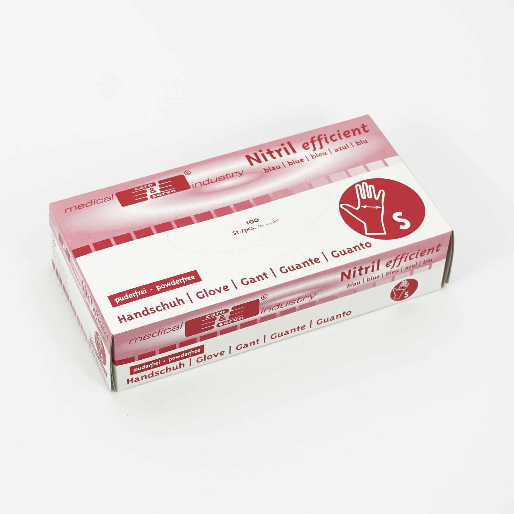 Nitril-Handschuhe"S" blau 100 St