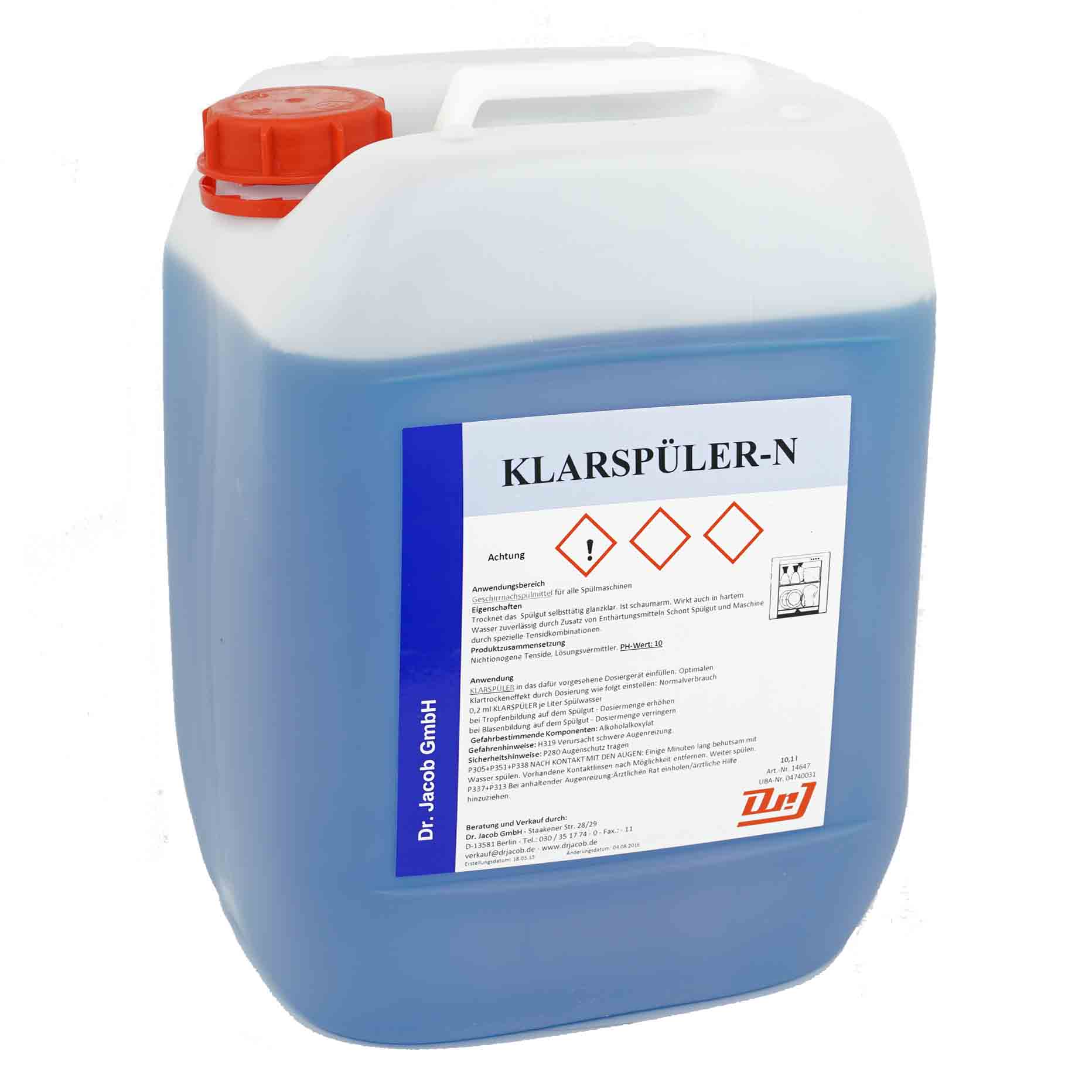 KLARSPÜLER-N 10.1 l