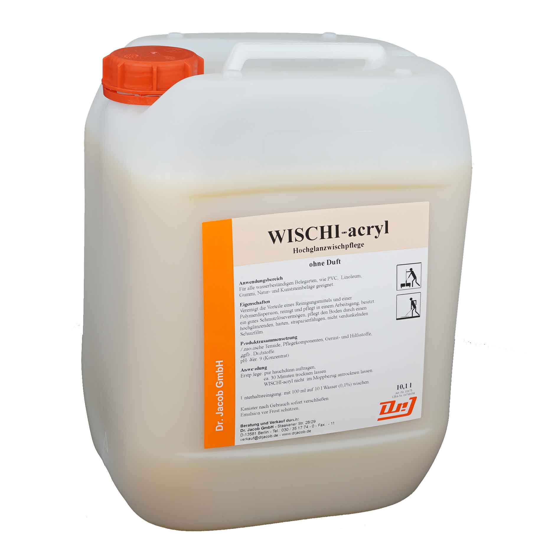 WISCHI-ACRYL 10.1 l ohne Duft