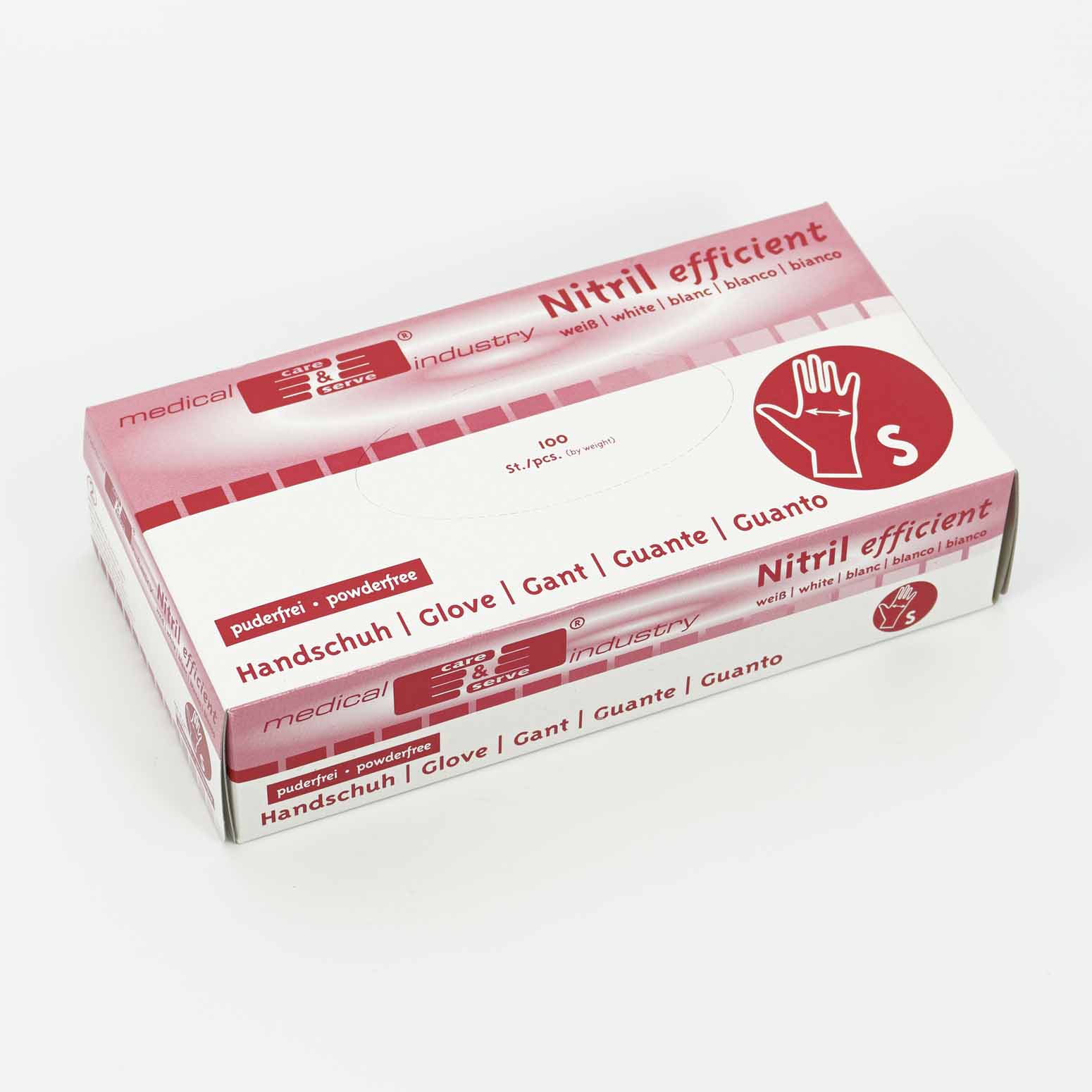 Nitril-Handschuhe"S"weiß 100 St.