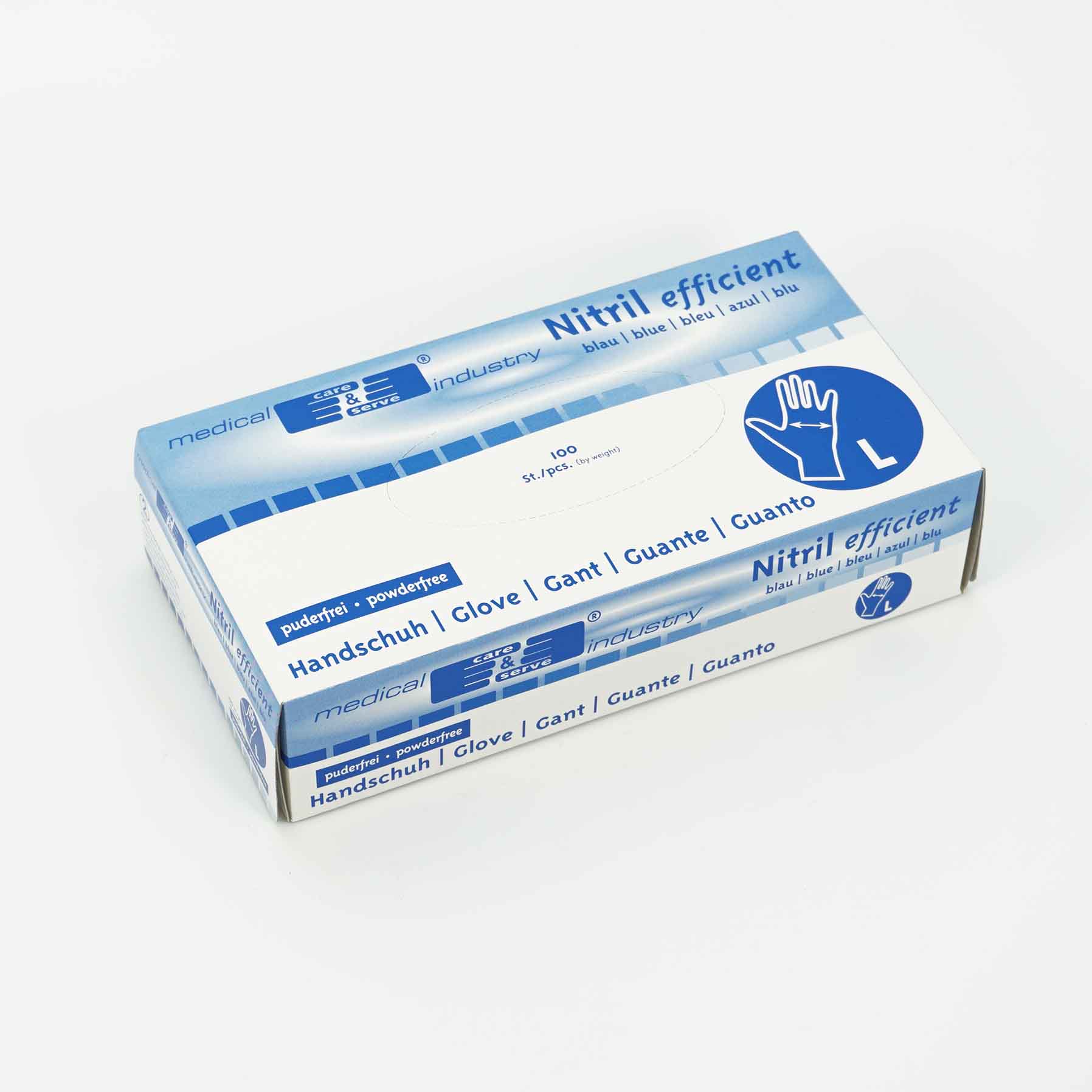 Nitril-Handschuhe"L"blau/violet100 St.