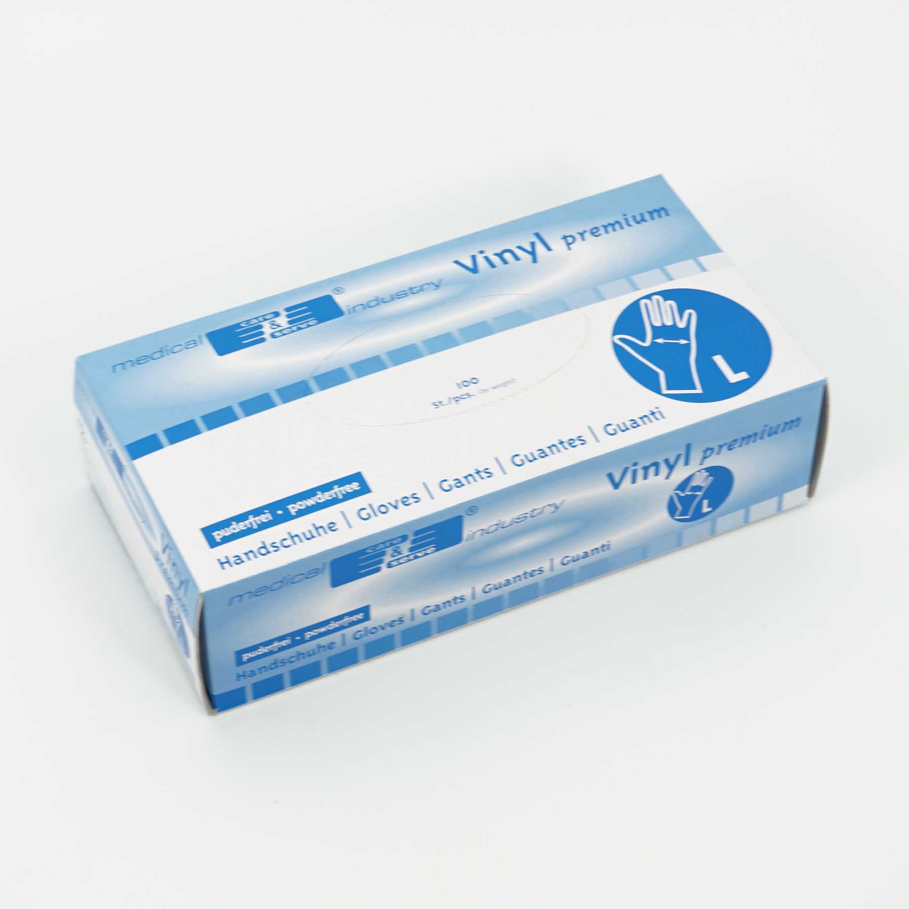 Vinyl-Handschuhe Gr. L 100 Stück