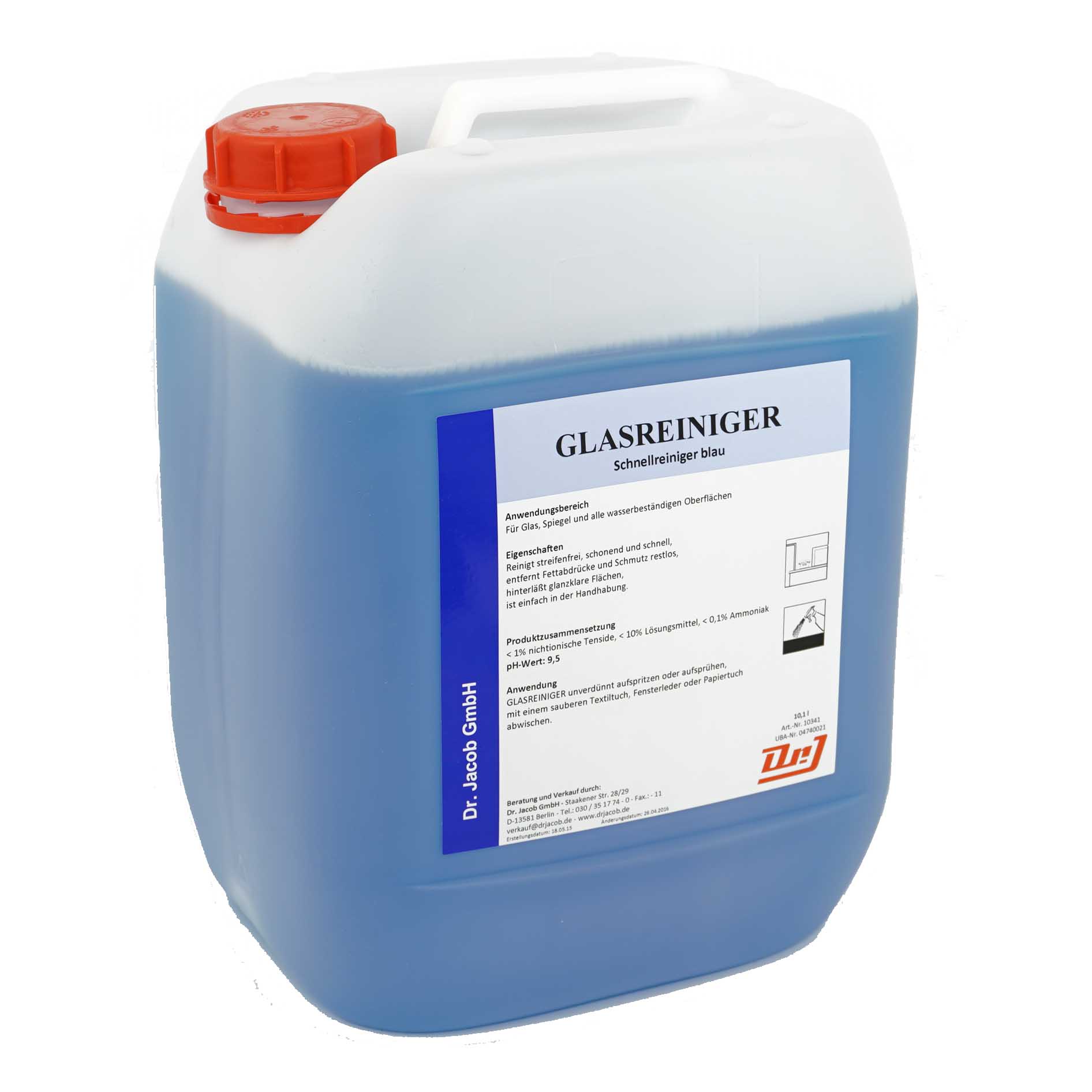 GLASREINIGER 10.1 l blau