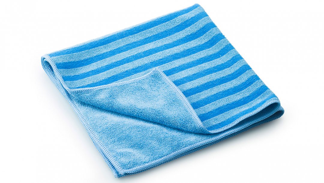 Mikrofaser Borstentuch blau