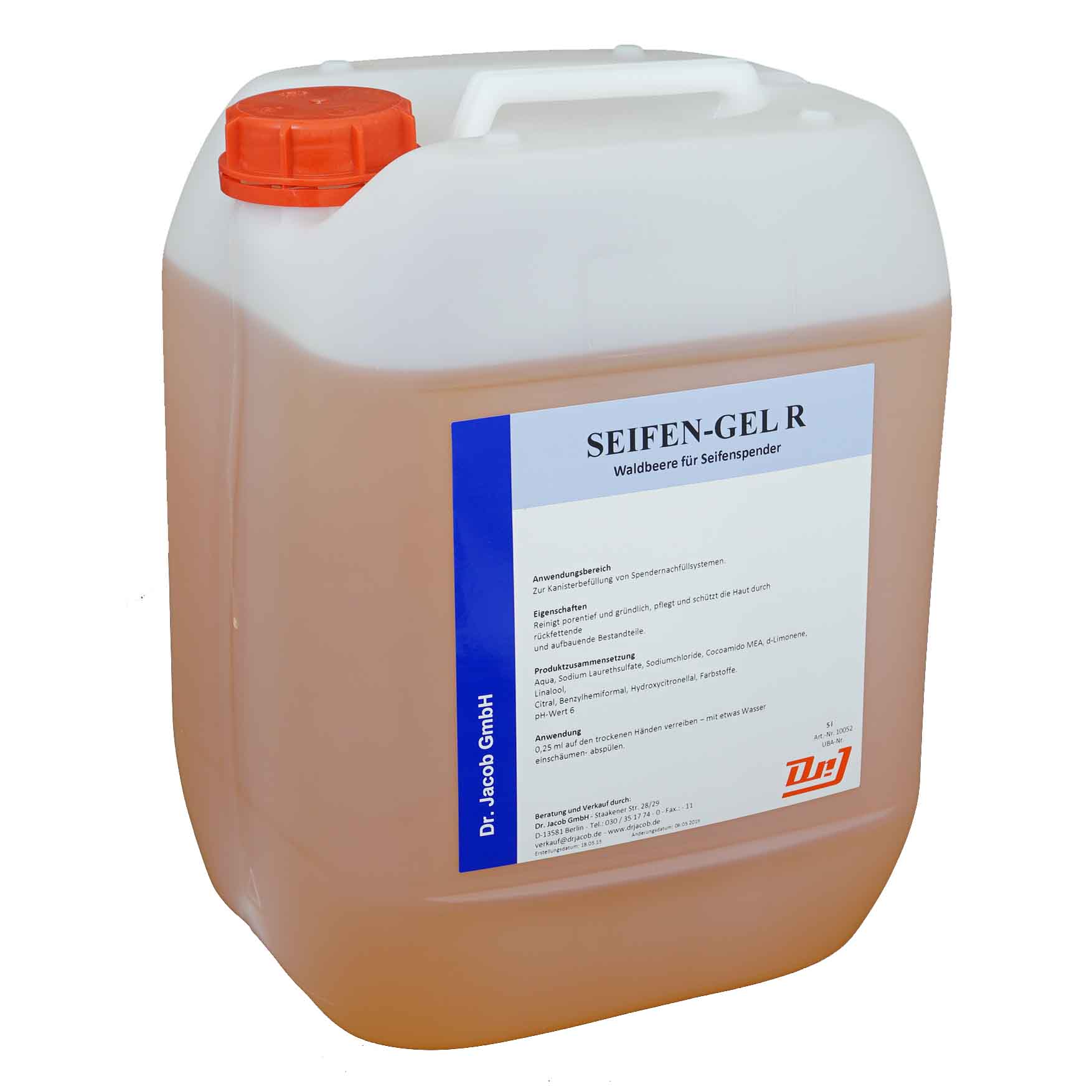 SEIFEN-GEL R WALDBEERE 5 l