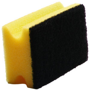 Schwamm 15x7x4 5cm gelb/schwarz