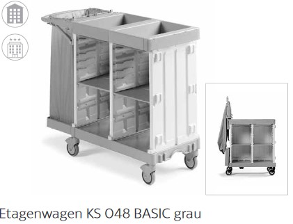 Etagenwagen KS 048 Basic grau