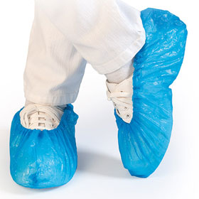 Überziehschuhe blau 100 Stück 15