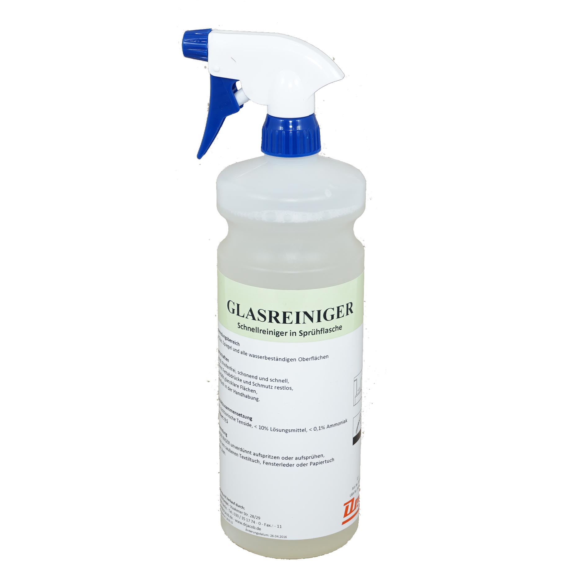 GLASREINIGER 1 l Sprühflasche