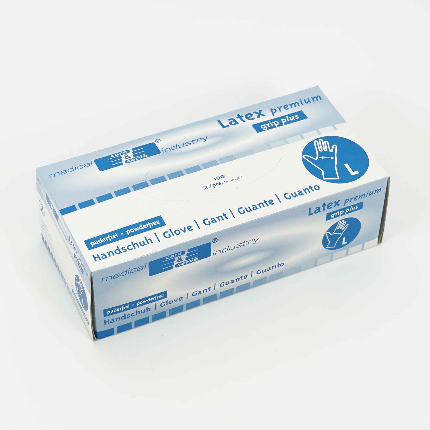 Latex-Handschuhe Gr. L 100 Stück